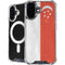 Singapore Flag Distressed iPhone 16 Plus MagSafe Case